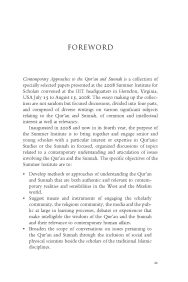 Contemporary Approaches to the Qur’an and Sunnah - Image 8